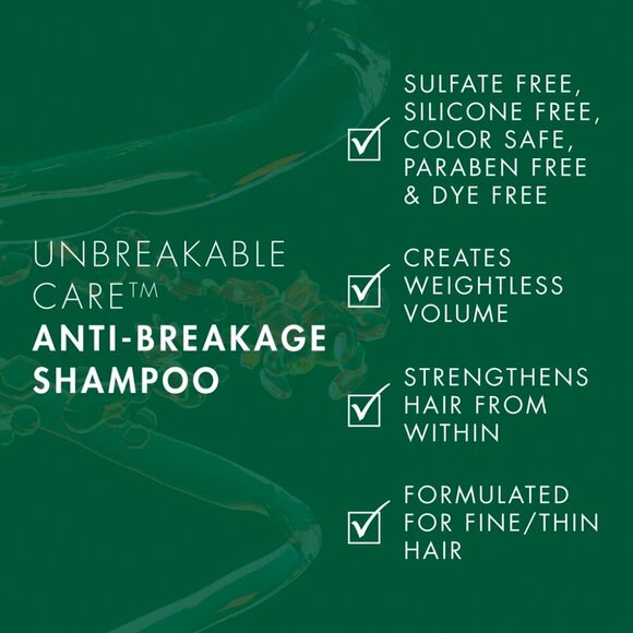 Nexxus Salon Unbreakable Care Protein/Biotin/Keratin Shampoo & Conditioner Set - Picture 11 of 14